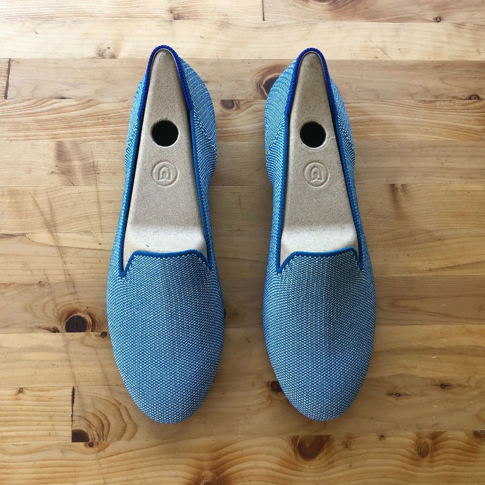 NIB Rothy's The Loafer in Indigo Cloud 8.5